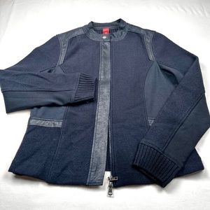 Olsen Navy Blue Jacket women size M